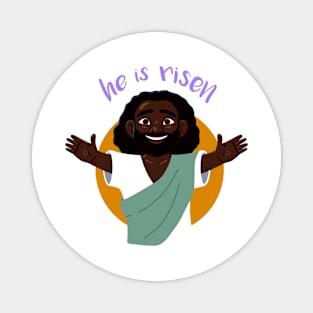 Black Jesus is Risen - Easter Celebration Magnet